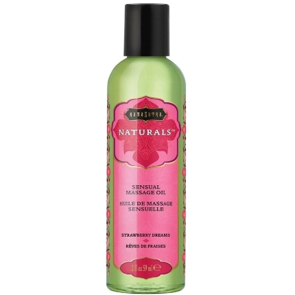 kamasutra - aceite de masaje natural strawberry dreams 59 ml