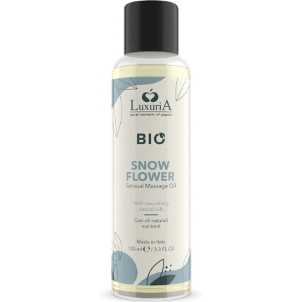 intimateline luxuria - bio aceite masaje snow flower 100 ml