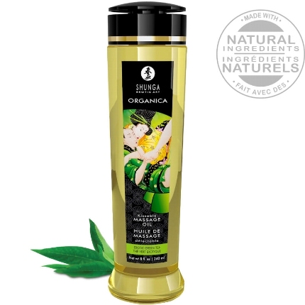 Óleo de Massagem Shunga Bio Chá Verde 240 ml