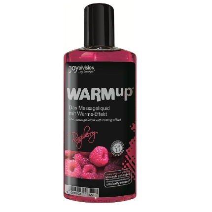 Óleo de massagem Warmup Efeito Quente Framboesa 150 ml