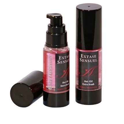 Óleo de massagem Extase Sensual Morango Efeito Frio 30 ml