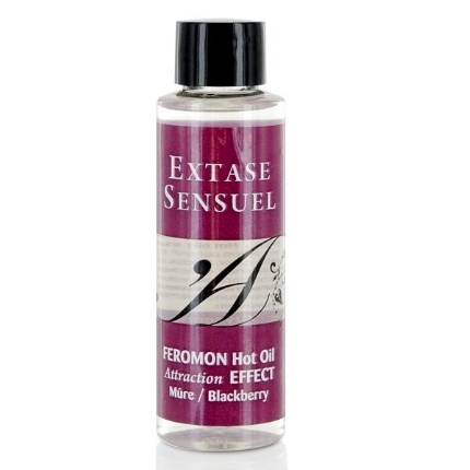 extase sensual - aceite masaje efecto calor con feromonas mora 100 ml