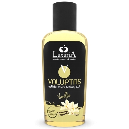 intimateline luxuria - voluptas edible massage gel warming effect - vanilla 100 ml