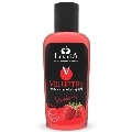 intimateline luxuria - voluptas edible massage gel warming effect - strawberry 100 ml