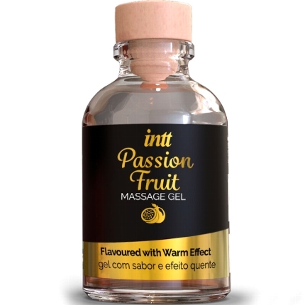 intt massage oral sex - passion fruit flavored massage gel with heat effect