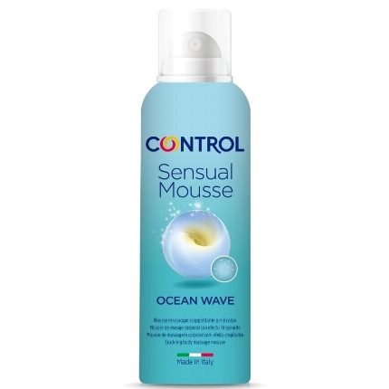 control - crema masaje mousse sensual wave 125 ml