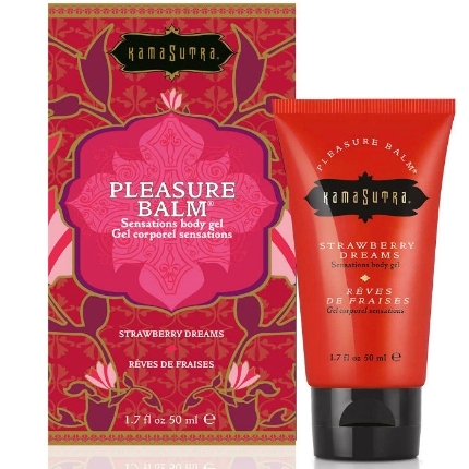 kamasutra - balsamo placer estimulante sabor sueÑos de fresa 50ml