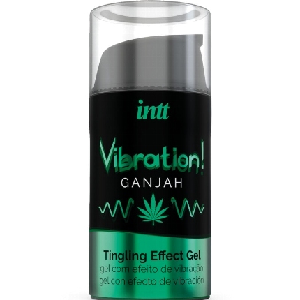 Gel Estimulante Feminino Intt Vibrador Líquido Cannabis 15 ml