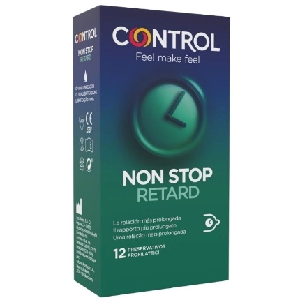 12x Preservativos Control Non Stop com Retardante