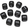 diablo picante - black sado dice 3 x 3 mm