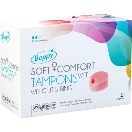 beppy - tampones lubricados 2 uds