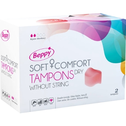 2x Tampão Soft Tampons Beppy Soft Comfort Dry