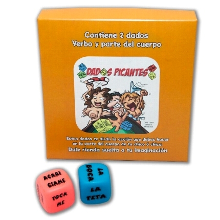 diablo picante - 2 dice game of action and part of the body