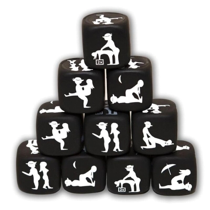 diablo picante - dice game of posture black