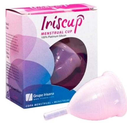 Copo Menstrual Iriscup Pequeno Rosa