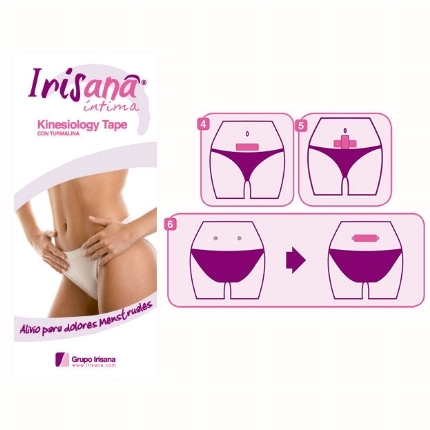 Fita Autoadesiva Irisana para Dores Menstruais e Cólicas