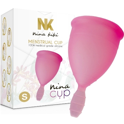 Copo Menstrual Nina Kikí Rosa Tamanho S