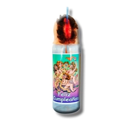 diablo picante - botella labios cumpleaÑos carne 750 ml