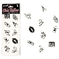 secret play - set de 10 tattoos temporales candy collection