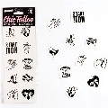 secret play - set of 10 temporary tattoos kinky collection