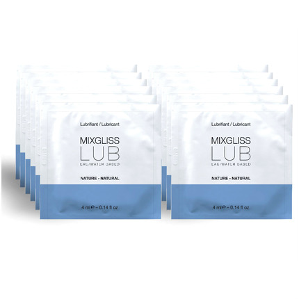 12x Lubrificante Água Mixgliss 4 ml