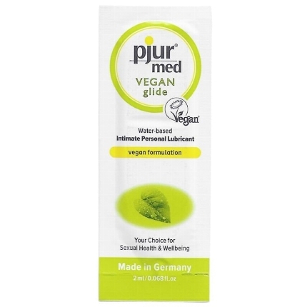 pjur - med vegan glide water based lubricant 2 ml