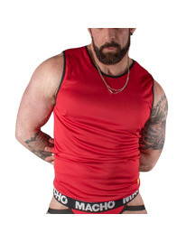 macho - red t-shirt s/m