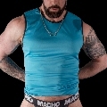 macho - blue t-shirt s/m