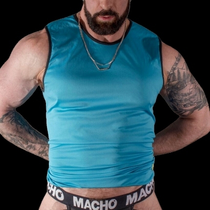 macho - blue t-shirt s/m