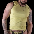 macho - camiseta amarillo s/m