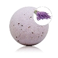 taloka - lavender scented bath bomb with rose petals