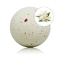 taloka - jasmine scented bath bomb with rose petals