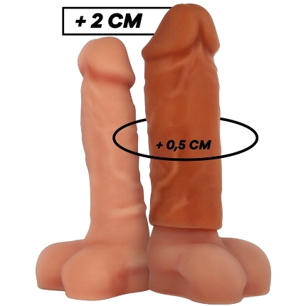 Manga para Pénis Virilxl Silicone V3 Castanho