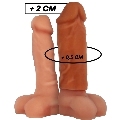 Manga para Pénis Virilxl Silicone V3 Castanho