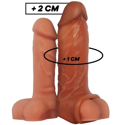 Manga para Pénis Virilxl Silicone V7 Castanho