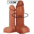 virilxl - liquid silicone v7 brown penis extension