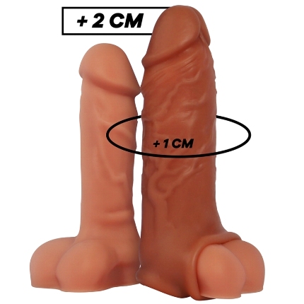 Manga para Pénis Virilxl Silicone V9 Castanho