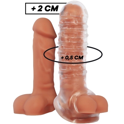 Manga para Pénis Virilxl Silicone V15 Transparente