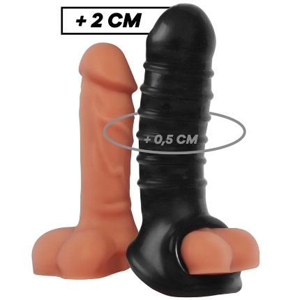 Manga para Pénis Virilxl Silicone V15 Preto