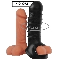 Manga para Pénis Virilxl Silicone V15 Preto