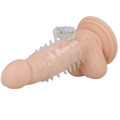 casual love - ring funda pene vibrador transparente