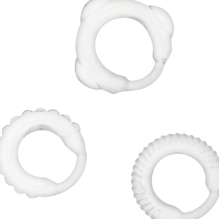 addicted toys - c-ring set clear