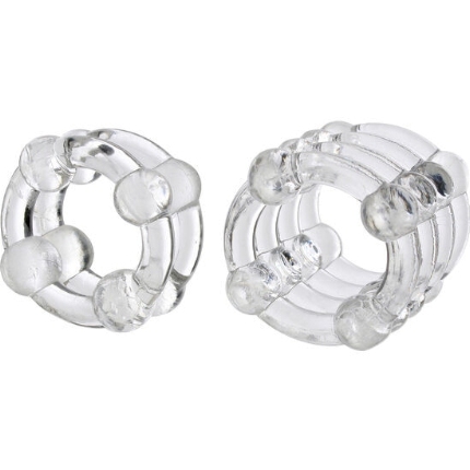 california exotics - colt enhancer rings anillos para el pene transparentes