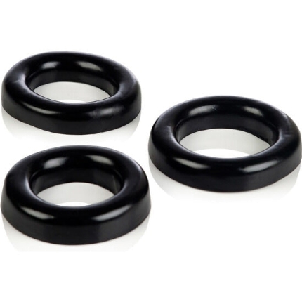 Cockrings California Exotics Conjunto Colt 3 Pretos