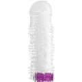 ohmama - textured penis sheath with vibrating bullet