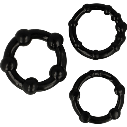 Cockrings Ohmama Conjunto de 3 em Silicone 