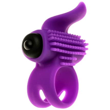 adrien lastic - bullet lastic ring anillo vibrador violeta