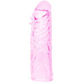 baile - funda rosa pene silicona estimulante 13 cm