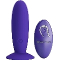 Plug Anal Pretty Love Juventude com Vibração e Comando Roxo