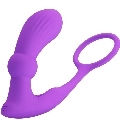 Cockring Pretty Love Warren com Plug Anal Vibratório Roxo